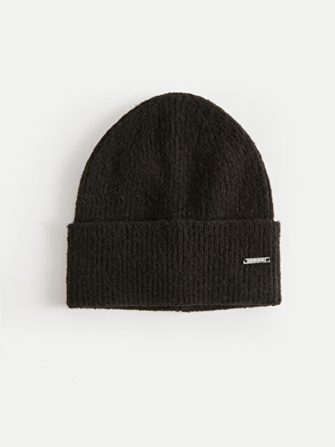 LCW ACCESSORIES Etiket Baskılı Erkek Triko Bere - W3AK86Z8-L8X