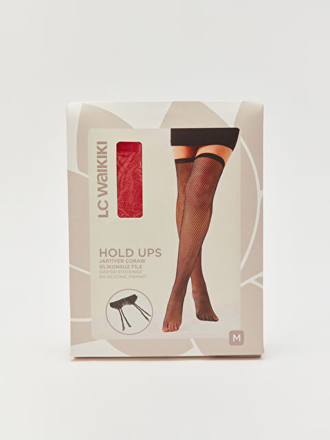 LCW DREAM File Detaylı Jartiyer Kemeri ve Jartiyer Çorabı Takım - W3AO07Z8-HJY