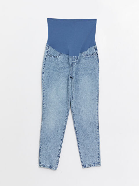 LCWAIKIKI Maternity Karın Panelli Mom Fit Hamile Jean Pantolon - W3AO34Z8-507