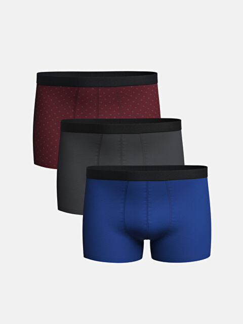 LC WAIKIKI Standard Fit Cotton Stretch Men's Boxer 3-pack - W3AS70Z8-LQV