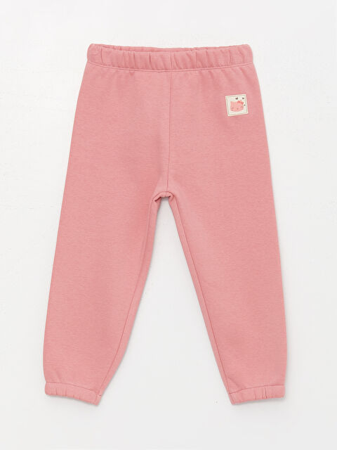 LCW baby Бебешки анцуг панталон с еластична талия за момичета - W3AT86Z1-GJZ