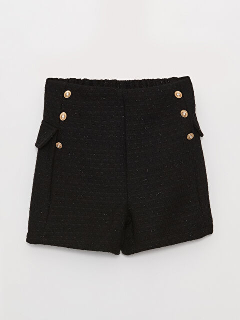 LCW Kids Beli Lastikli Kız Çocuk Şort - W3BA05Z4-CVL