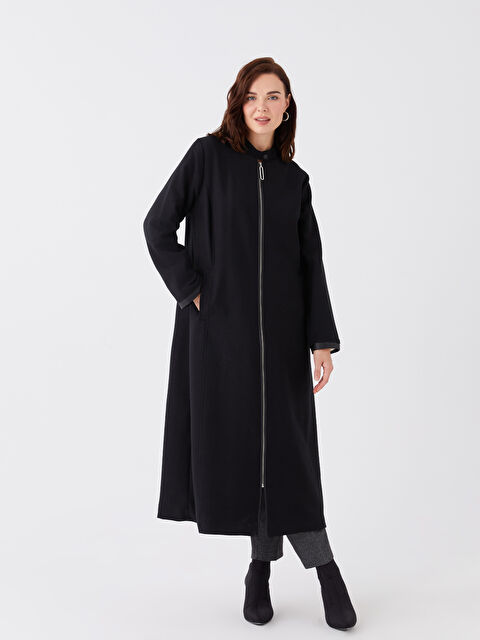 LCW Grace Kadın Hakim Yaka Düz Pardösü - W3BB76Z8-CVL