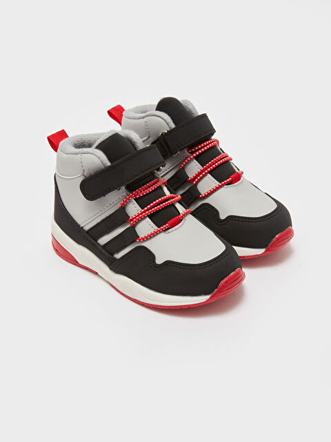 LCW STEPS Bağcık ve Cırt Cırtlı Erkek Bebek Spor Ayakkabı - W3BD83Z1-757