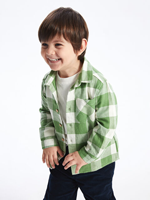 LCW baby Plaid Baby Boy Shirt - W3BF20Z1-LM4