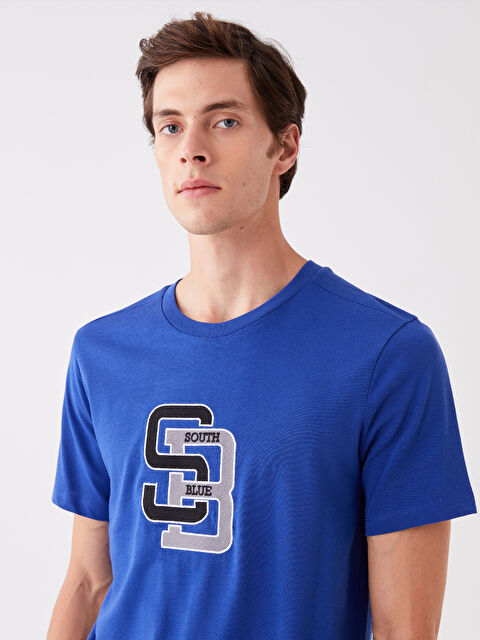 SOUTHBLUE Bisiklet Yaka Kısa Kollu Baskılı Penye Erkek Tişört - W3BH82Z8-HPQ