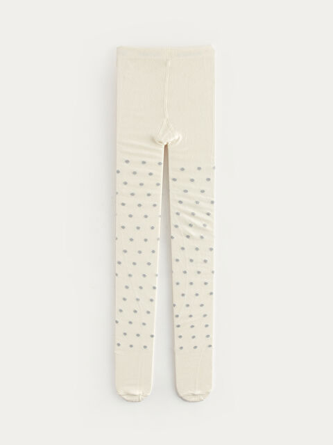 LCW Kids Desenli Kız Çocuk Külotlu Çorap - W3BI32Z4-J2F