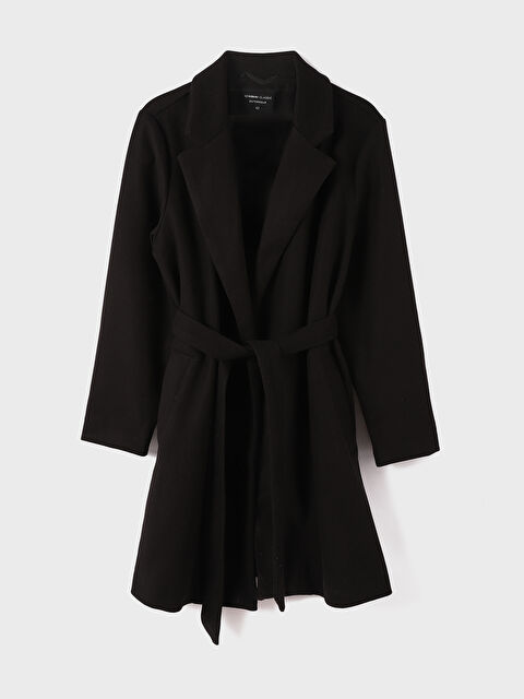 LCWAIKIKI Classic Jacket Collar Women's Cachet Overcoat - W3BK89Z8-CVL