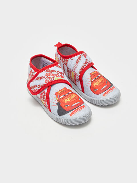 LCW STEPS Cars Baskılı Cırt Cırtlı Erkek Çocuk Panduf - W3BQ55Z4-DBQ