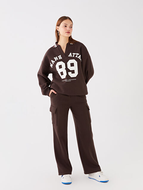 LCW Vision Beli Lastikli Kadın Kalın Eşofman Altı - W3BT85Z8-HEC