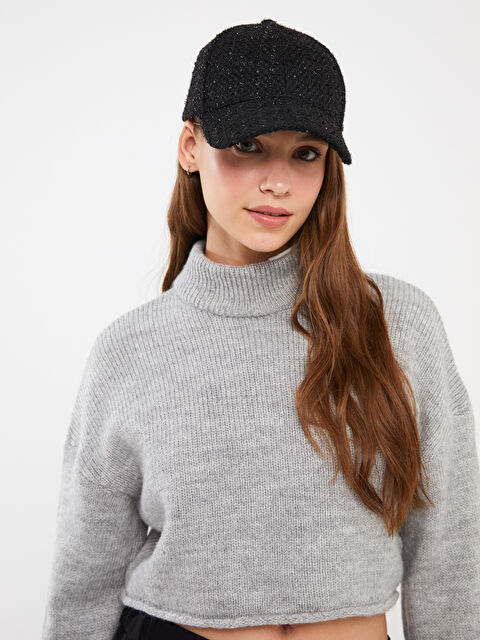 LCW ACCESSORIES Peluş Kadın Kep Şapka - W3BV62Z8-HEG