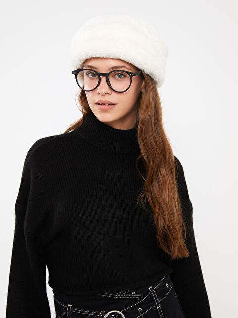 LCW ACCESSORIES Kürklü Kadın Şapka - W3BV81Z8-R5B