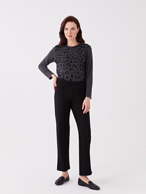 LCW Grace Standart Fit Kadın Pantolon - W3CA68Z8-CVL