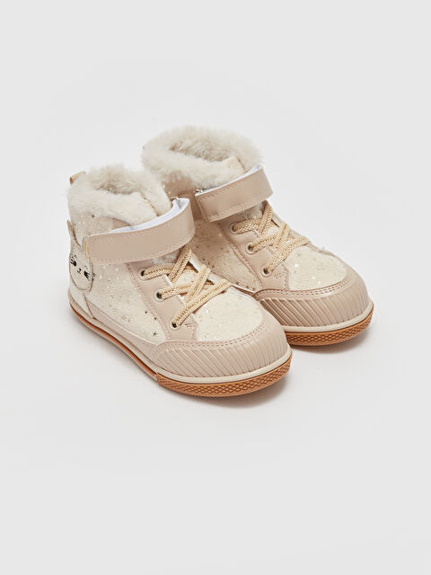 LCW STEPS Bağcık ve Cırt Cırtlı Bilek Boy Kız Bebek Spor Ayakkabı - W3CD12Z1-VD9