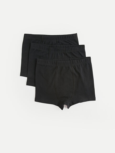 LCW Kids Basic Pamuklu Erkek Çocuk Boxer 3'lü - W3CG35Z4-CVL