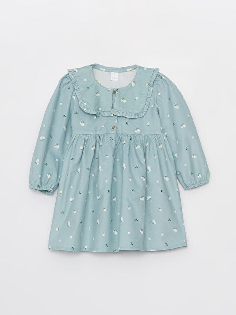 LCW Kids Bisiklet Yaka Kız Bebek Elbise - W3CG72Z1-LRL