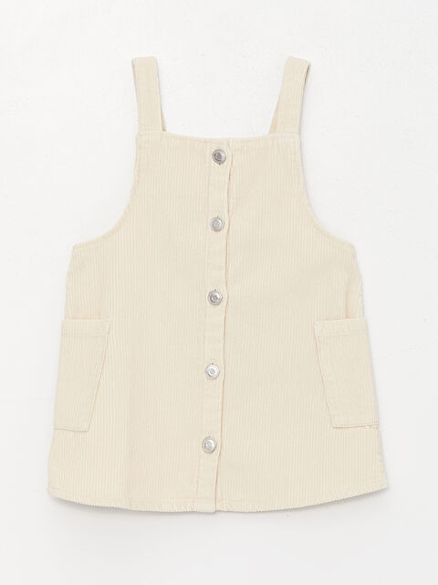 LCW baby Square Collar Baby Girls' Dress - W3CH89Z1-V9H