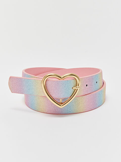 LCW ACCESSORIES Deri Görünümlü Kız Çocuk Kemer - W3CI33Z4-QSD