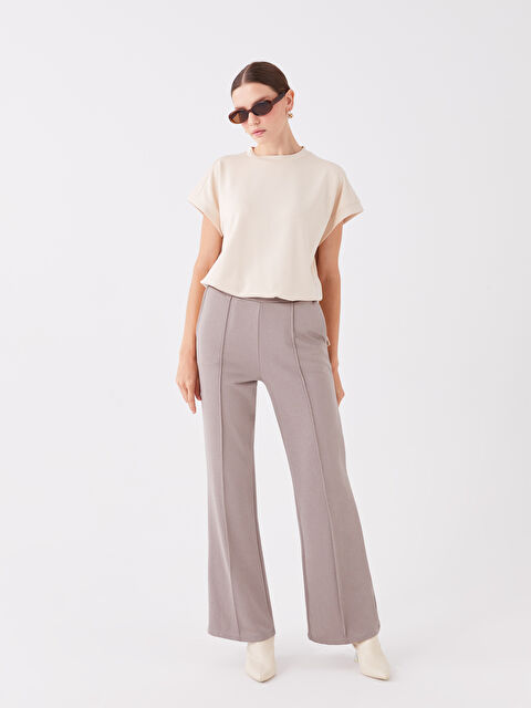 LCW Vision Kadın Beli Lastikli Düz Eşofman Altı - W3CI35Z8-GK0