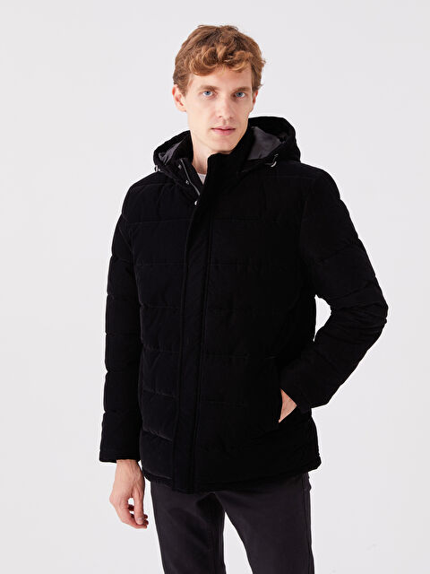 SOUTHBLUE Standart Kalıp Kapüşonlu Erkek Şişme Mont - W3CI67Z8-CVL