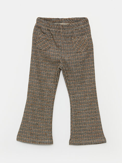 LCW baby Elastic Waist Crowbar Pattern Baby Girl Tights - W3CK20Z1-LLL