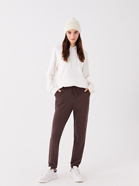 LCW Vision بنطلون رياضي سادة بخصر مرن للسيدات - W3CM64Z8-HSK