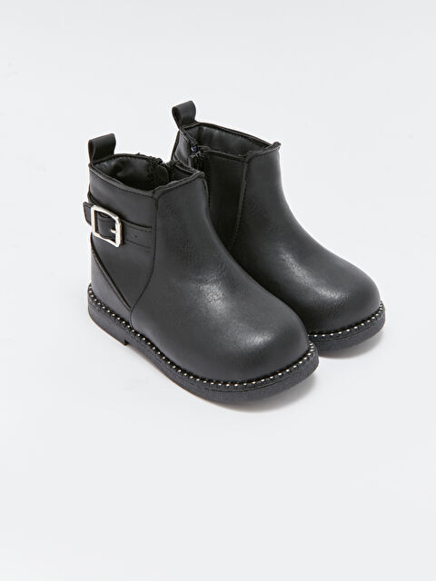 LCW STEPS Fermuarlı Kız Bebek Bot - W3CN88Z1-HUC