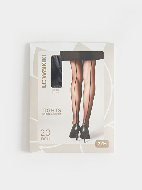 LCW DREAM Kadın 20 Denye Düz Külotlu Çorap - W3CO64Z8-CVL
