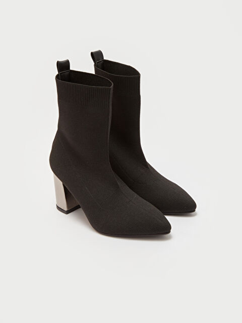 LCW STEPS Sivri Burun Kadın Topuklu Bot - W3CQ12Z8-HUC