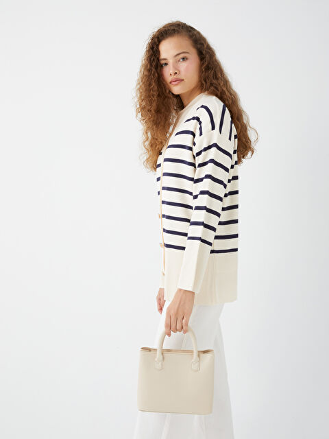 LCW ACCESSORIES Deri Görünümlü Kadın Kol Çantası - W3CQ24Z8-CR8