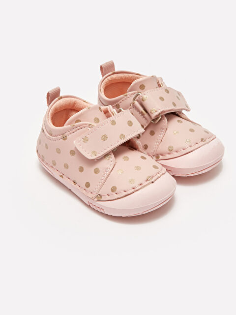 LCW STEPS Baskılı Cırt Cırtlı Kız Bebek İlk Adım Ayakkabısı - W3CQ97Z1-DMQ