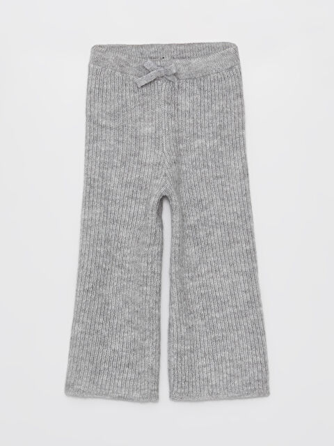 LCW baby Beli Lastikli Basic Kız Bebek Triko Tayt - W3CU10Z1-LAK