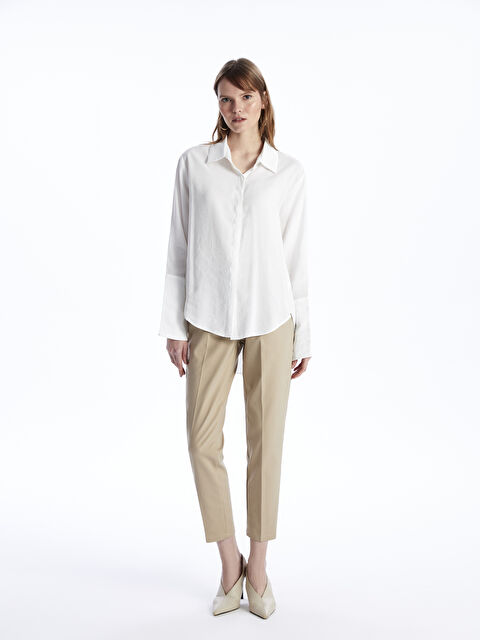 LCW Vision High Waist Carrot Cut Women's Trousers