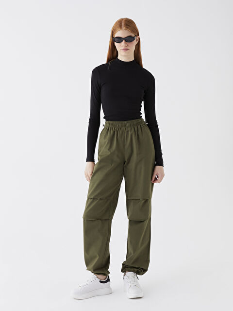 XSIDE Beli Lastikli Rahat Kalıp Kadın Pantolon - W3DC17Z8-V3T