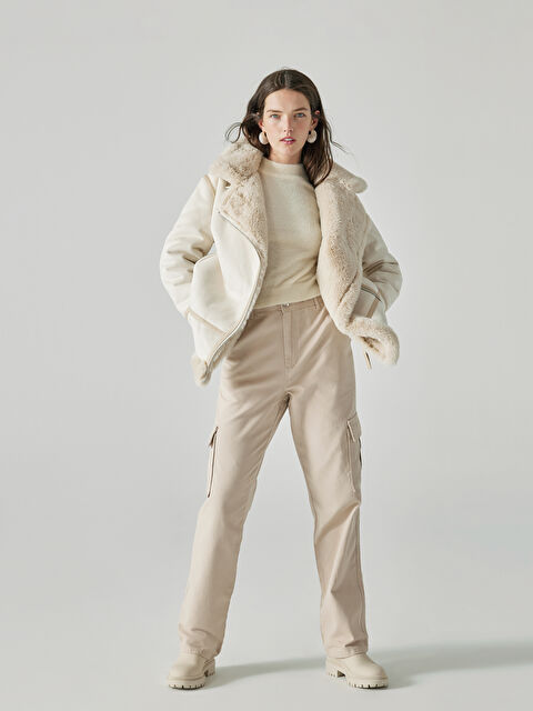 XSIDE Standart Fit Kadın Kargo Pantolon - W3DC97Z8-SXC