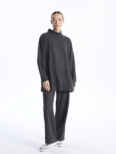 LCWAIKIKI Classic Beli Lastikli Düz Geniş Paça Kadın Pantolon - W3DE74Z8-L8N