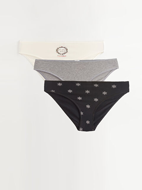 LCW DREAM Baskılı Bikini Külot 3'lü - W3DF17Z8-LQJ