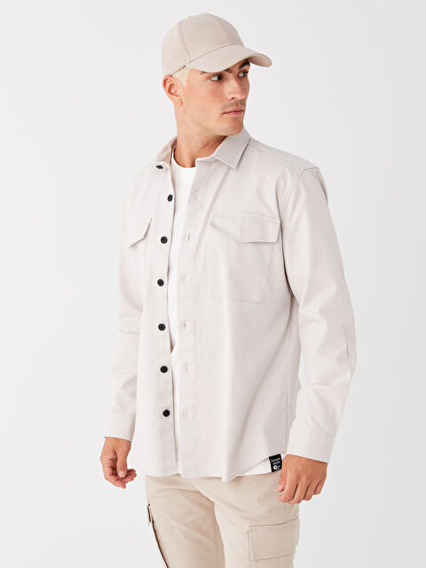 XSIDE Rahat Kalıp Uzun Kollu Erkek Gömlek - W3DJ53Z8-S4M