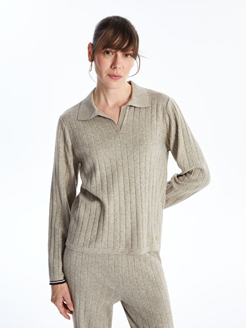 SOUTHBLUE Polo Yaka Kadın Triko Kazak - W3DY89Z8-HZZ