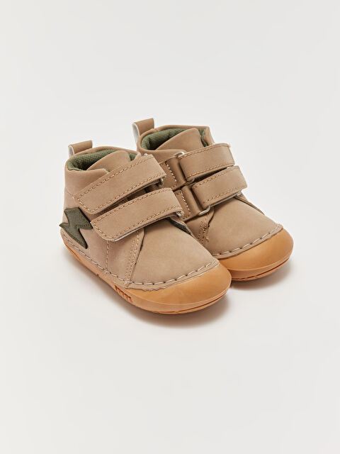 LCW STEPS Baskılı Cırt Cırtlı Erkek Bebek İlk Adım Ayakkabısı - W3EI77Z1-ELJ