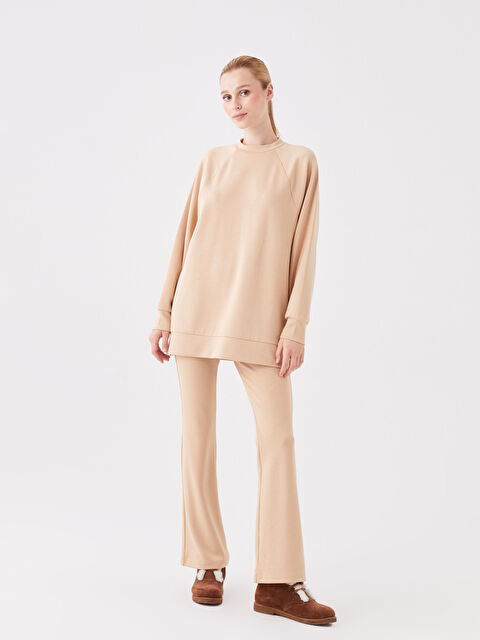 LCW Modest Kadın Beli Lastikli Düz Eşofman Altı - W3EN15Z8-V8Q