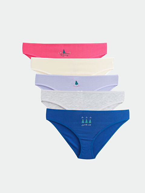 LCW Young Baskılı Bikini Külot 5'li - W3FC93Z8-HRS