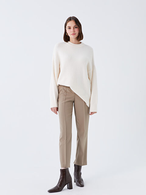 LCW Vision Kadın Dar Fit Düz Pantolon - W3FD88Z8-EHW