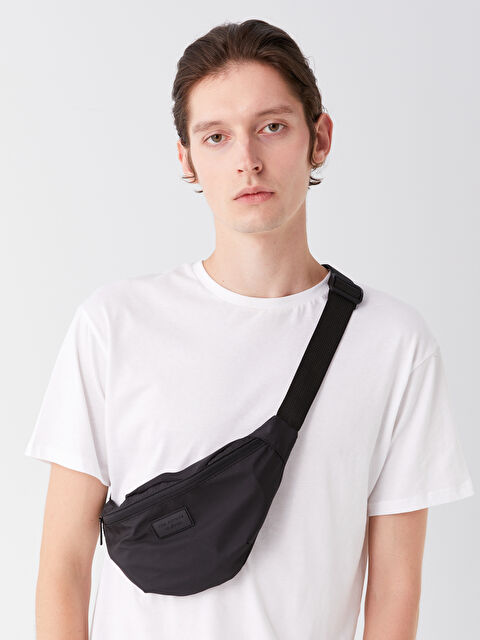 LCW ACCESSORIES Etiket Baskılı Erkek Omuz Çantası - W3FE51Z8-HUC