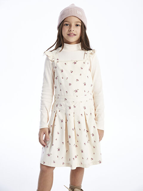 LCW Kids Balıkçı Yaka Kız Çocuk Tişört ve Elbise - W3FG38Z4-FTS