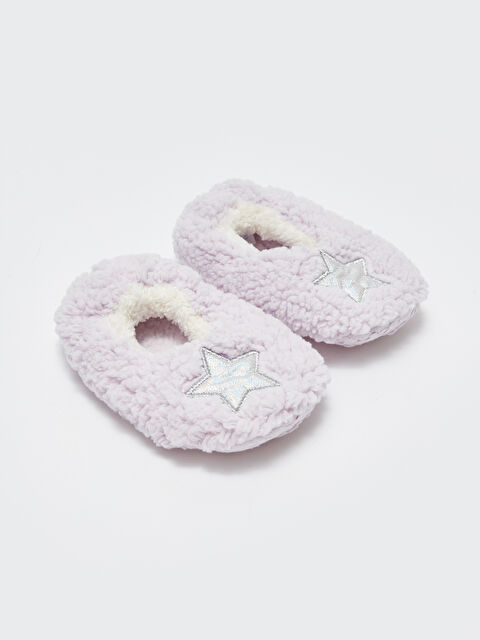 LCW STEPS Yıldız Baskılı Kız Bebek Ev Terliği - W3FL60Z1-VGR