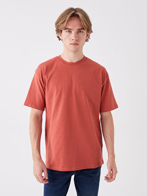 XSIDE Bisiklet Yaka Penye Erkek Tişört - W3FN85Z8-GZZ