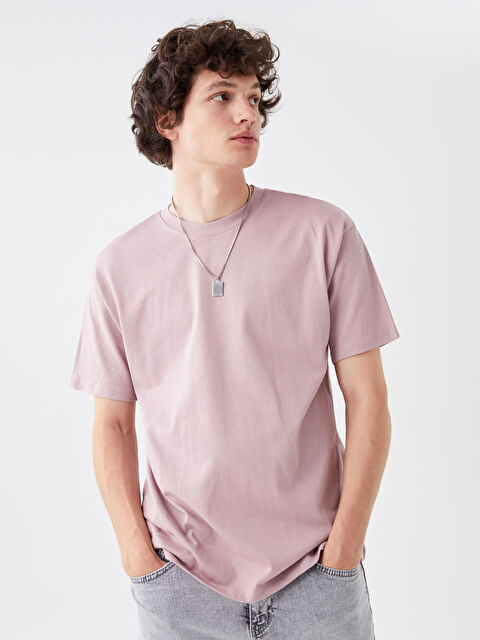 XSIDE Bisiklet Yaka Penye Erkek Tişört - W3FN85Z8-SUD