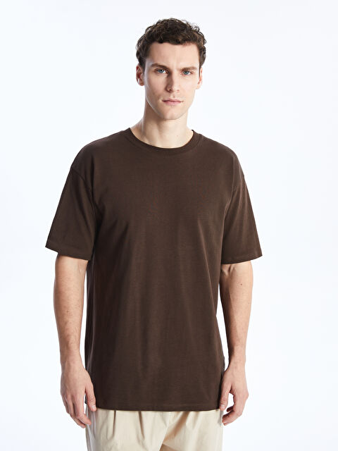 XSIDE Bisiklet Yaka Penye Erkek Tişört - W3FN85Z8-VCW