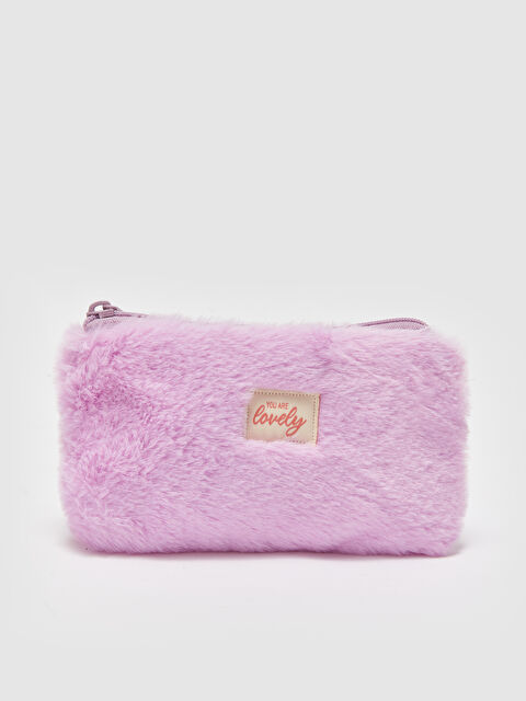 LCW ACCESSORIES Etiket Detaylı Kadın Pelüş Cüzdan - W3G017Z8-V6N